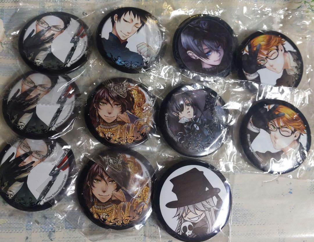 Amazon.co.jp: 黒執事 葬儀屋 シエル アンダーテイカー 缶バッジ