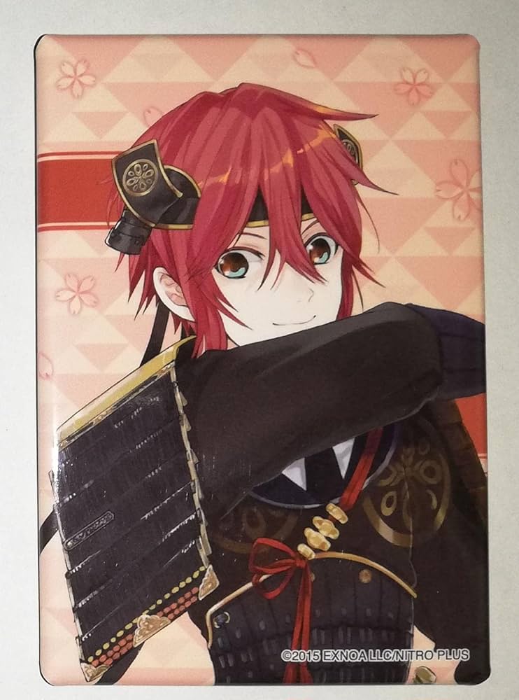 Amazon.co.jp: 刀剣乱舞 とうらぶ 信濃藤四郎 スクエア缶バッジ 極