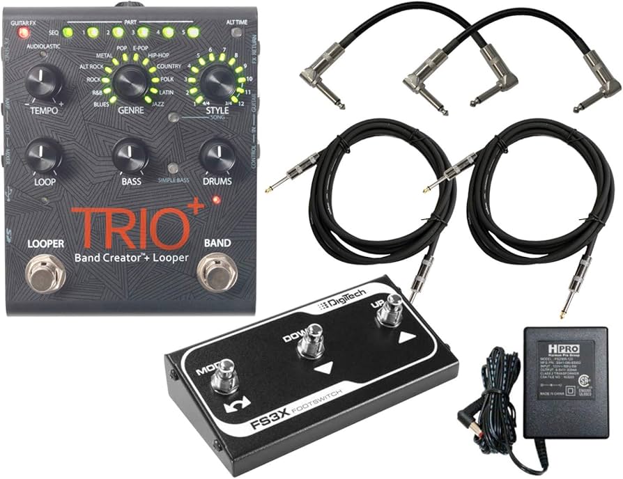 Amazon.com: DigiTech Trio+ Band Creator + Looper w/ FS3X