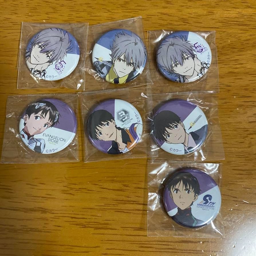 エヴァンゲリオン ストア 6周年 記念 限定 缶バッジ 渚カヲル 【公式通販】