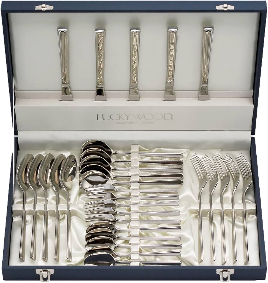 Amazon｜ラッキーウッド カトラリーセット グッドデザイン賞受賞 日本