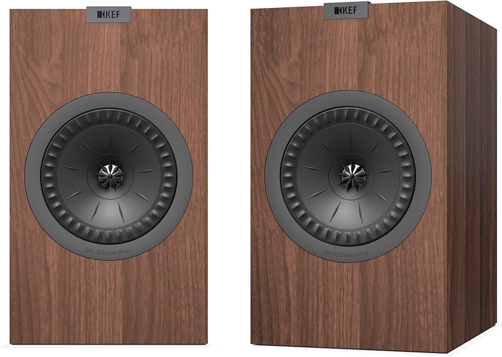 Amazon.com: KEF Q350 Bookshelf Speakers - Pair (Walnut) : Electronics