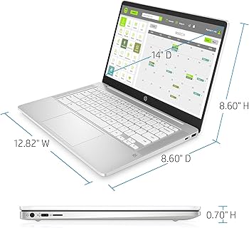 Amazon.com: HP Chromebook 14-inch HD Touchscreen Laptop, Intel