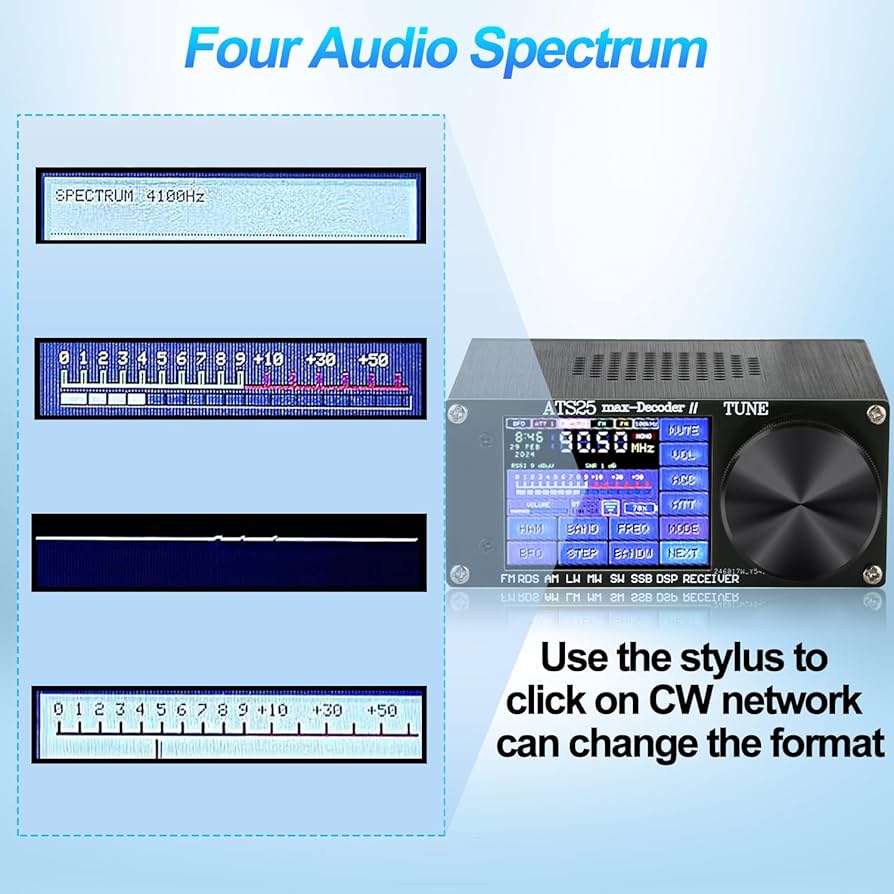 Amazon.co.jp: ATS25 Max-Decoder ii Si4732 ラジオレシーバー 4000mA