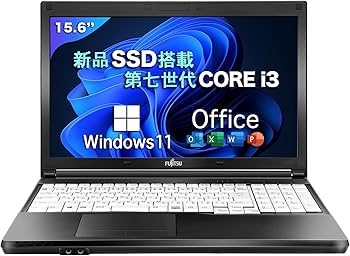 Fujitsu Lifebook ノートPC Office Win11 パソコン Amazon.co.jp