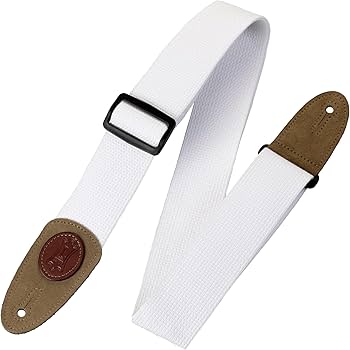 Amazon | Levy's Leathers 2 コットンギターストラップ、ホワイト