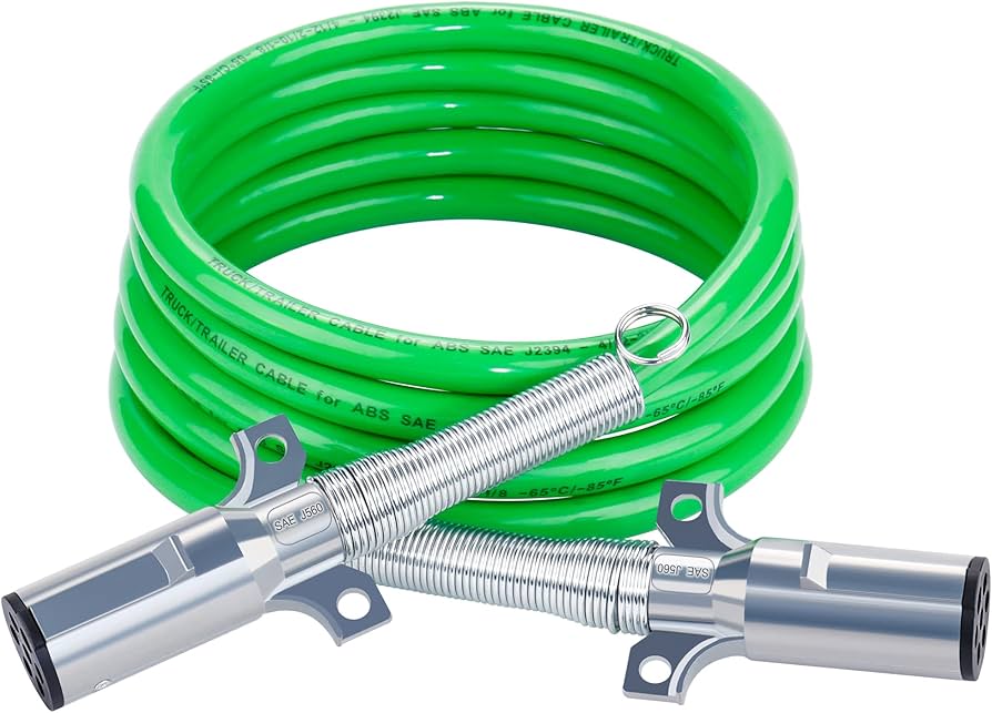 Amazon.co.jp: Dazakoot 7ワイヤートレーラー ABSケーブル 長さ15