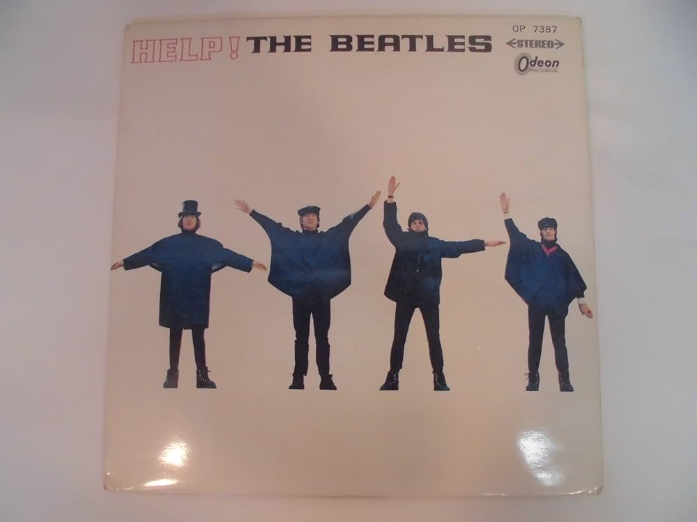 Amazon.co.jp: HELP! THE BEATLES LPレコード ビートルズ 4人は