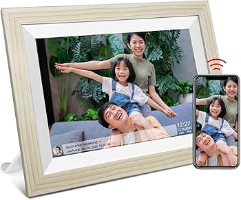 Amazon | 32GBのWiFiデジタルフォトフレーム、10.1インチのスマート