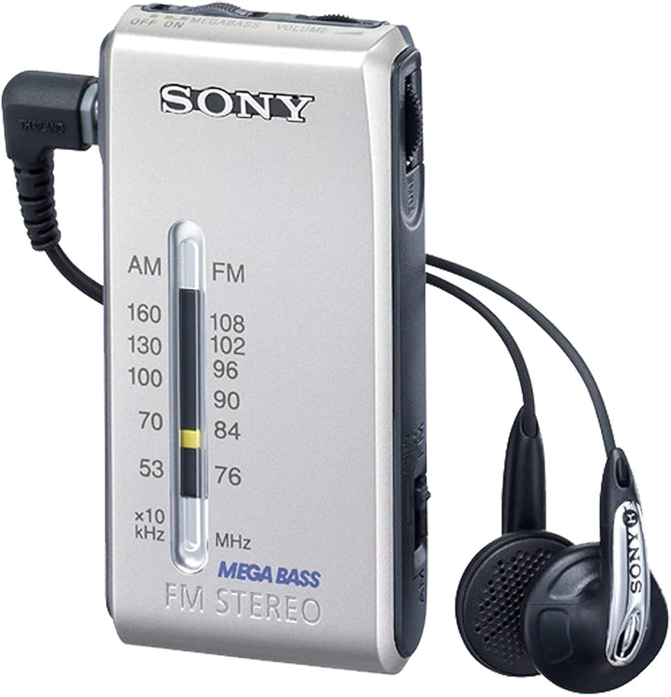 Sony SRF-S84 FM/AM Super Compact Radio Walkman with Sony MDR