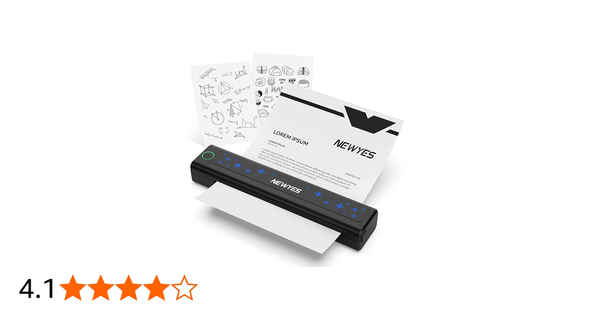 Amazon.co.jp: NEWYES サーマルプリンター インク不要 サーマル印刷