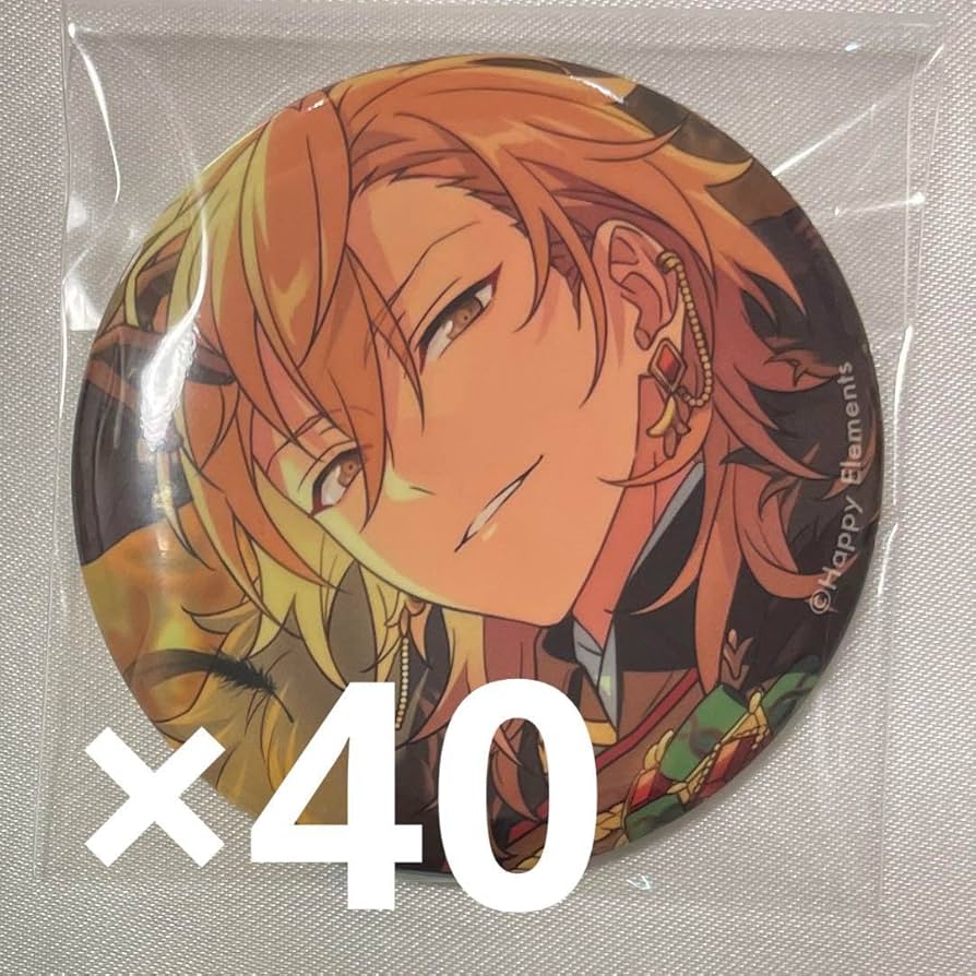 あんさんぶるスターズ 羽風薫 フィーチャー 缶バッジ 80個 あんさん