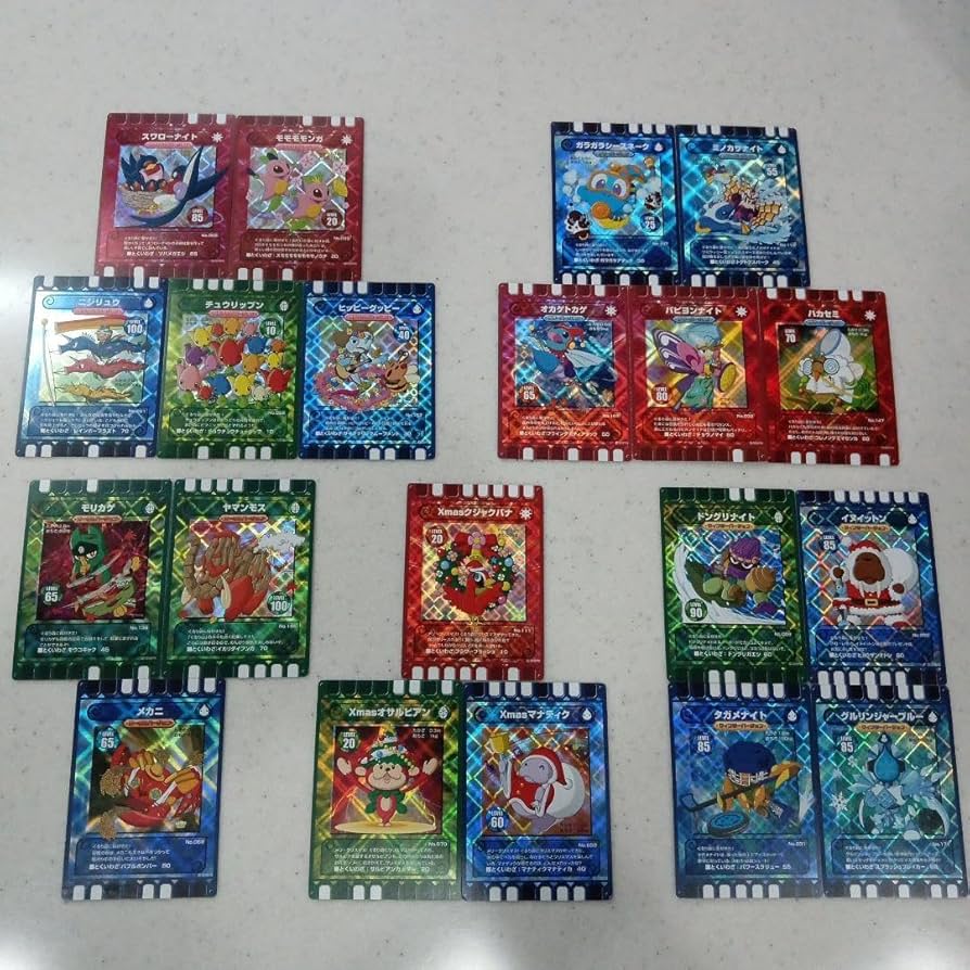 Amazon.co.jp: ぐるり森 季節限定カード 春夏秋冬Xmas 計20枚 キラキラ