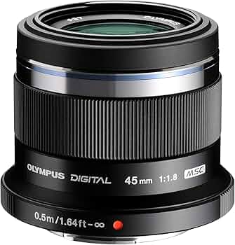 Amazon.com : Olympus M. Zuiko Digital ED 45mm f1.8 (Black) Lens