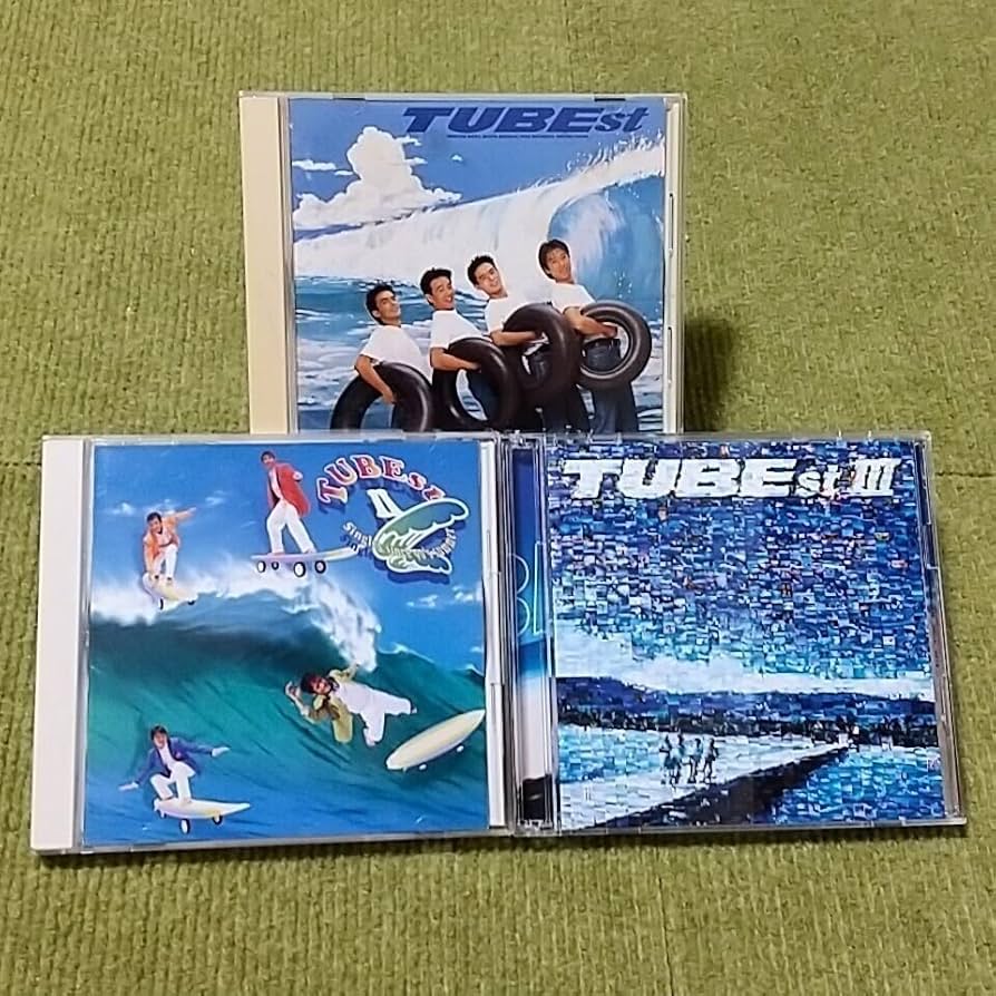 Amazon.co.jp: 【名盤！】TUBE TUBEst Ⅰ Ⅱ Ⅲ セット チューベスト