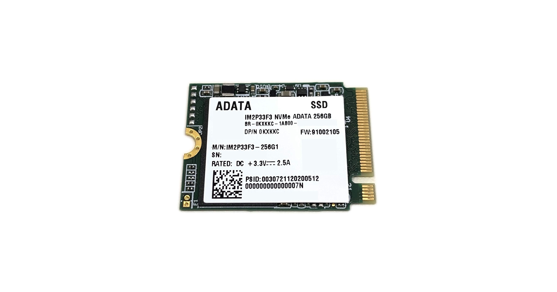 Amazon.com: ADATA 256GB M.2 2230 SSD NVMe PCIe Gen3 x4 IM2P33F3