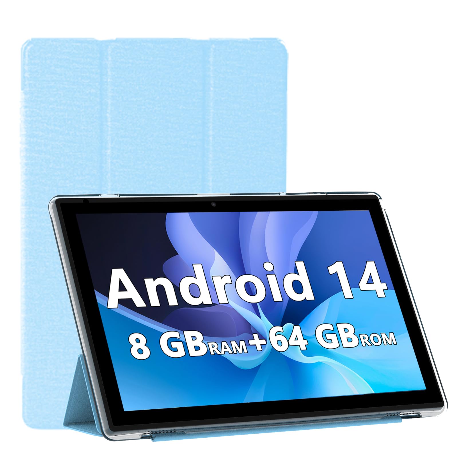 Amazon.com : Android 14 Tablet, 10 inch Tablets with Case, 8GB RAM