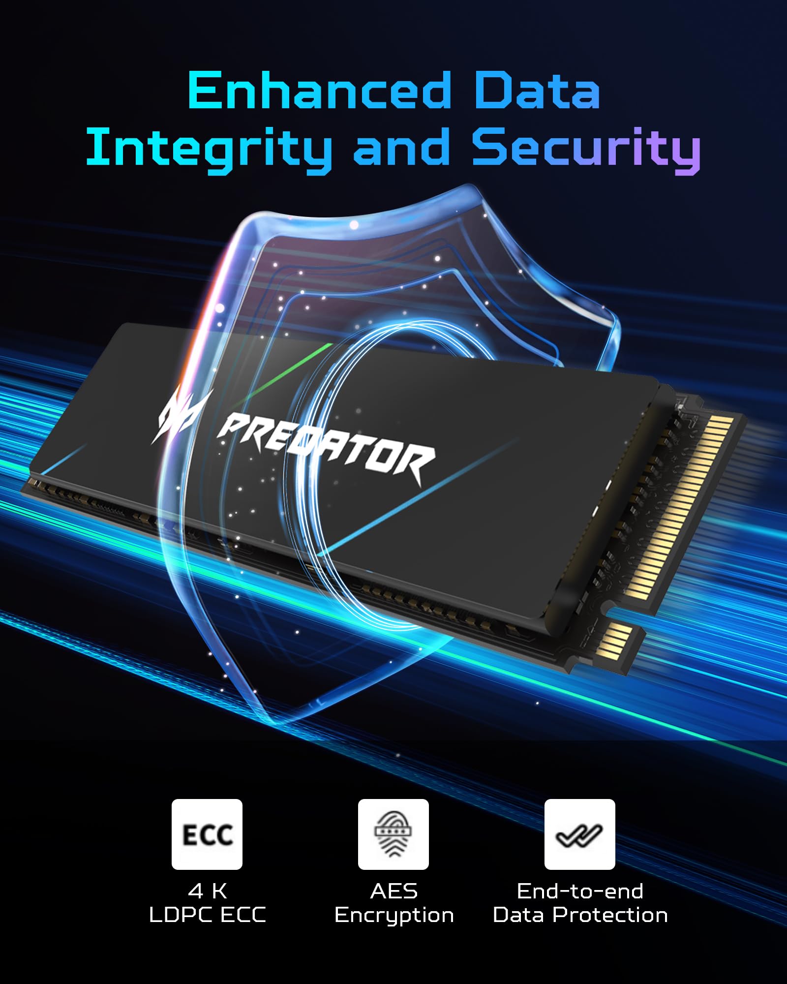 acer Predator GM7000 NVMe Gen4 Gaming SSD 512GB, PCIe 4.0, M.2