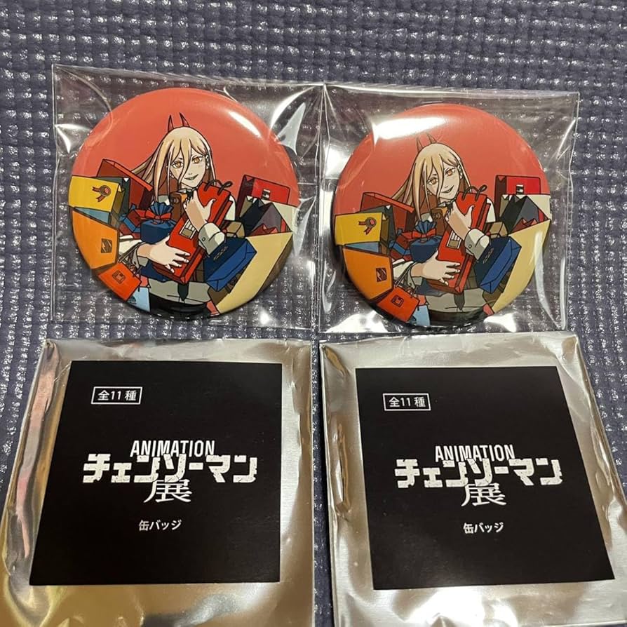 Amazon.co.jp: チェンソーマン展 缶バッジ パワー ブラインド缶バッジ
