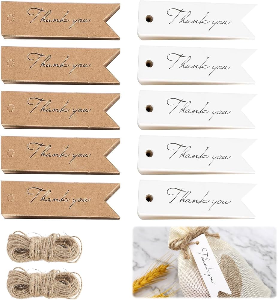 Amazon | Doyime サンキュータグ Thank you ギフトタグ【200個セット