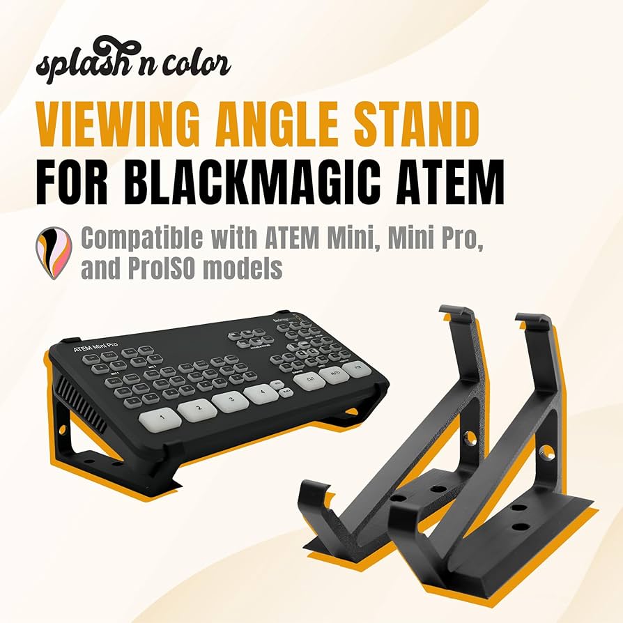 Amazon.com : splash n color Viewing Angle Stand for Blackmagic