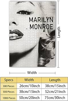 Amazon.co.jp: Hzong 1000ピース ジグソーパズル マリリンモンロー