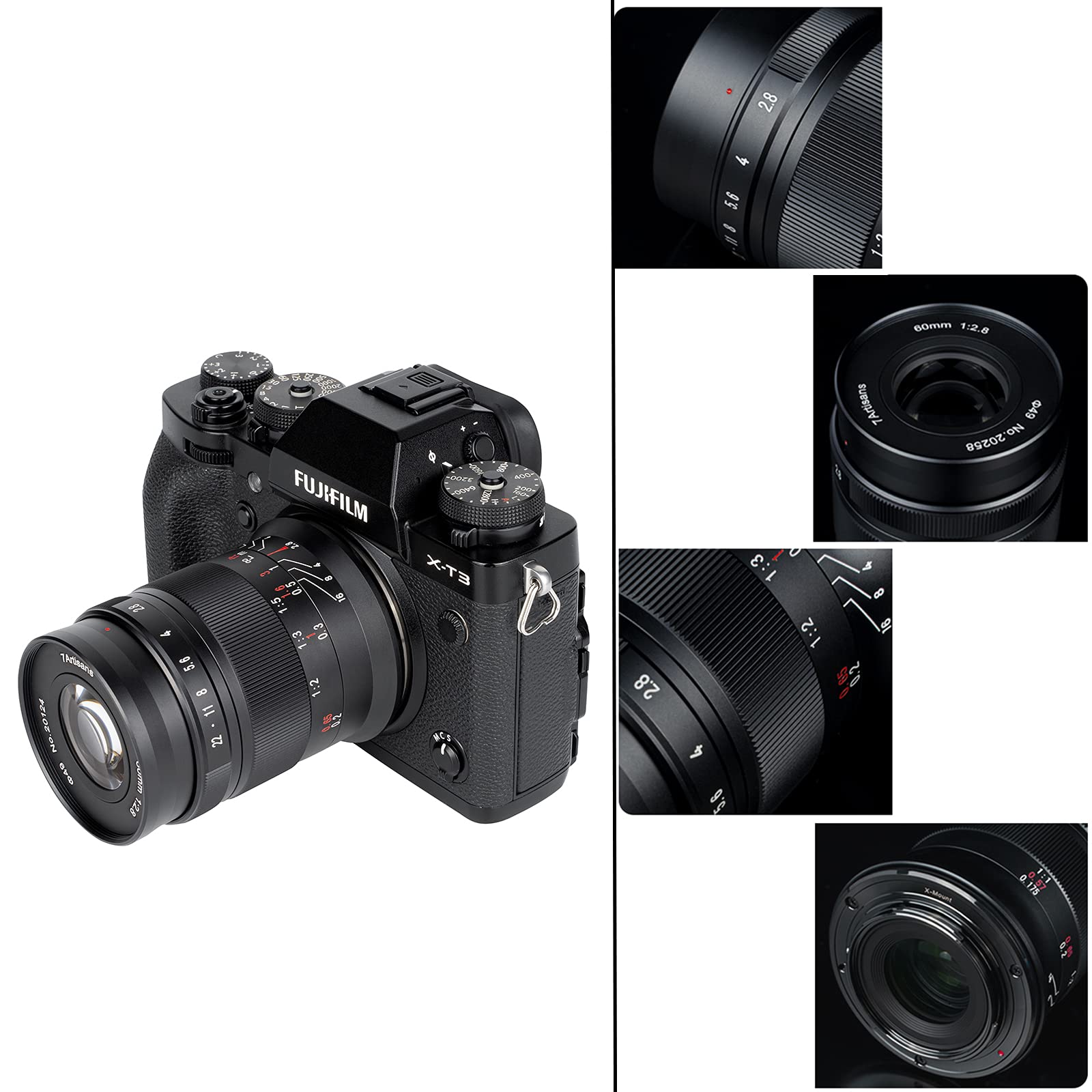 Amazon | 7artisans 60mm f2.8 II Sony eマウント レンズ APS-C 大口径