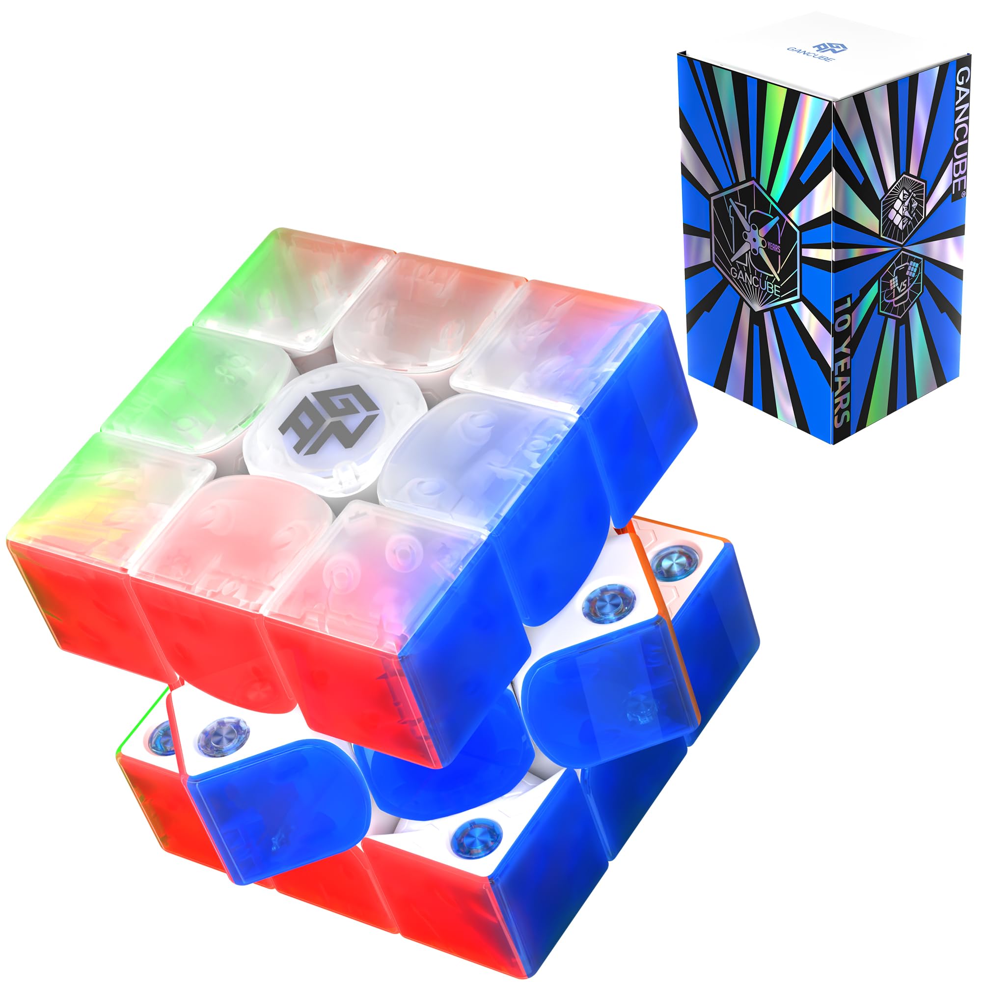 GAN 356XSM llic「電気メッキ」赤色 ルービックキューブ GAN 356XSM