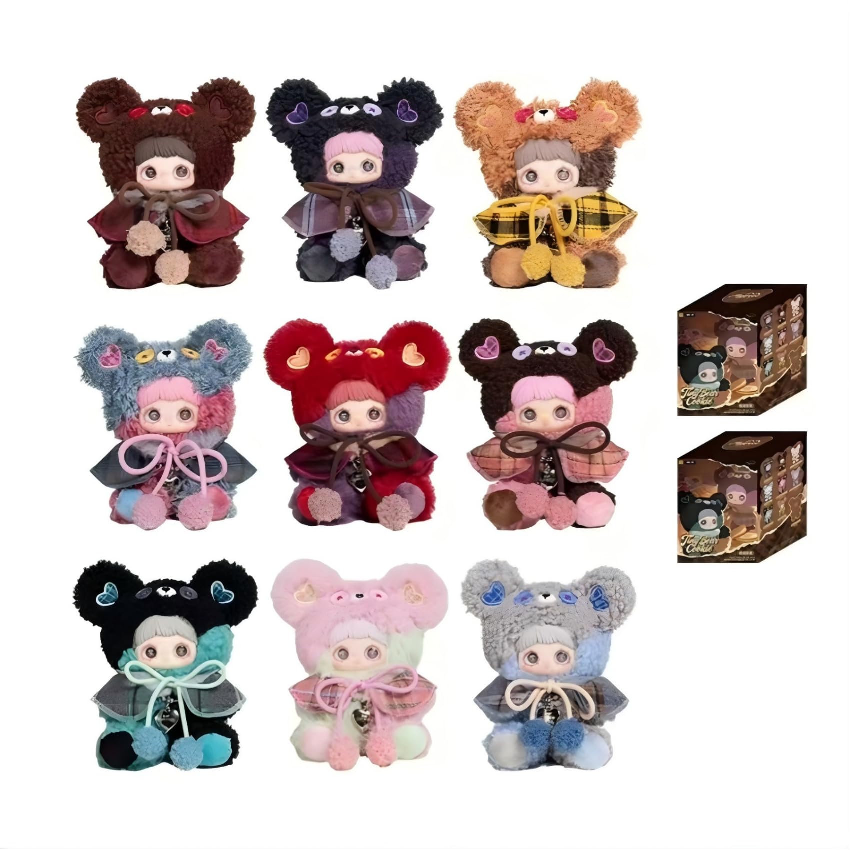 Amazon.co.jp: MayMei メイメイ クッキーベアシリーズ ぬいぐるみ 2個