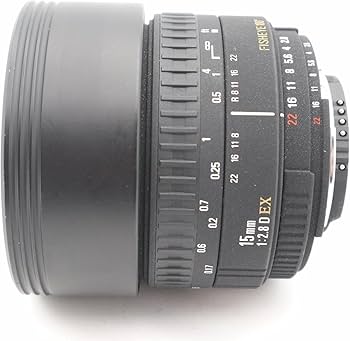 Amazon.com : Sigma 15mm F2.8 EX Diagonal Fisheye Lens for Nikon