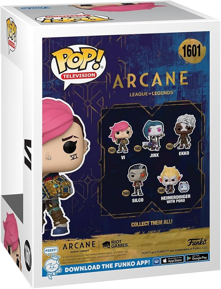 Amazon.com: Funko POP TV: Arcane LOL - Vi - Arcane: League of
