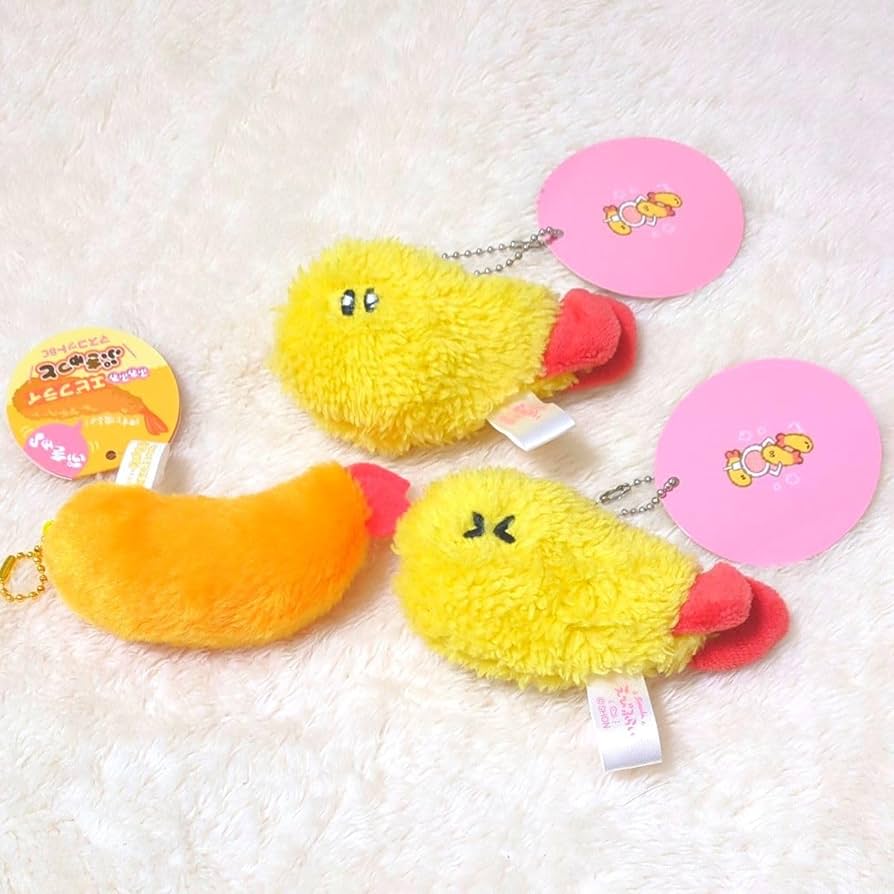 Amazon.co.jp: 3点セット エビフライ キーホルダー ぬいぐるみ : おもちゃ