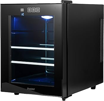 Amazon | Shelddi ミニ冷蔵庫 33L 静音 おしゃれ 省エネ 小型電子