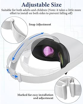 Amazon | TanReginal Meta Quest 2ヘッドセット用ヘッドストラップ