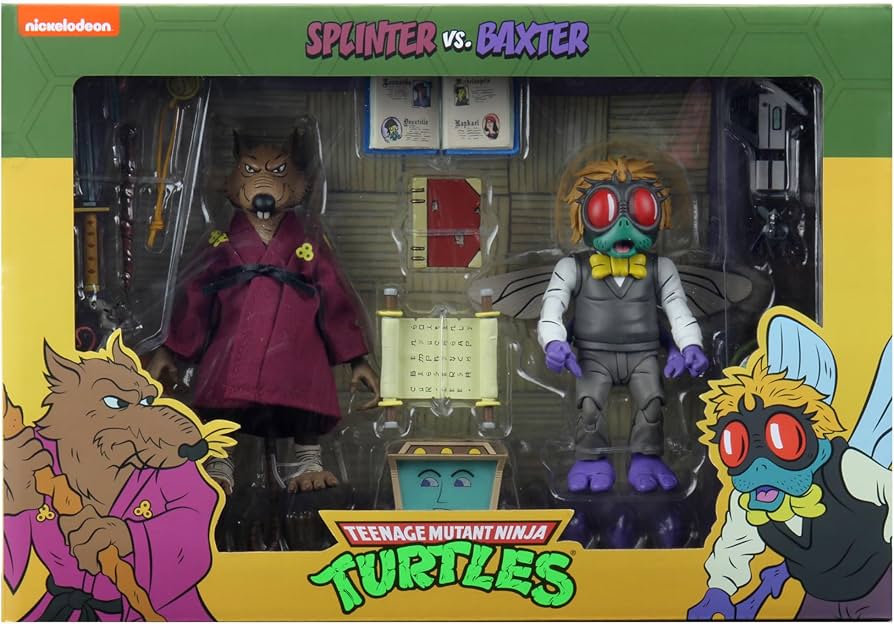 Amazon | NECA - 置物 TMNT Tortues Ninja Cartoon - 2パック