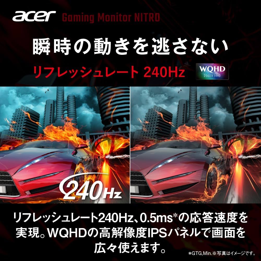 Amazon.co.jp: Acer ゲーミングモニター Nitro 27インチ IPS 非光沢
