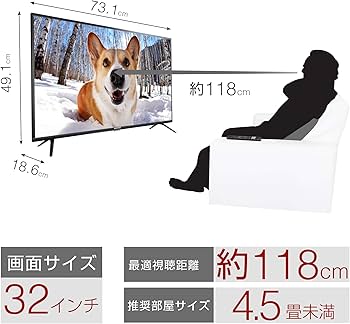 Amazon | TCL 32V型 液晶テレビ ハイビジョン(地上・BS・110度CS