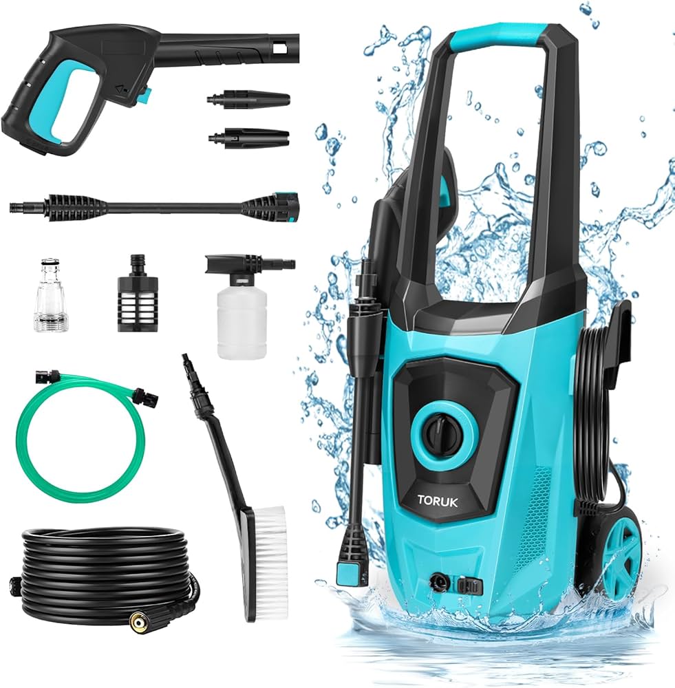 Amazon | 1400w 高圧洗浄機 水道接続式/自吸式両用 最大吐出圧力13MPa