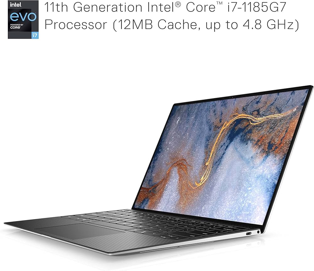 Dell XPS 13 9310 13.4 inch FHD+ Laptop, Intel Evo Core i7-1185G7