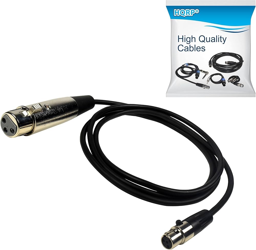 Amazon.com: HQRP 4-Pin Mini Connector (TA4F) to XLR(F) Connector