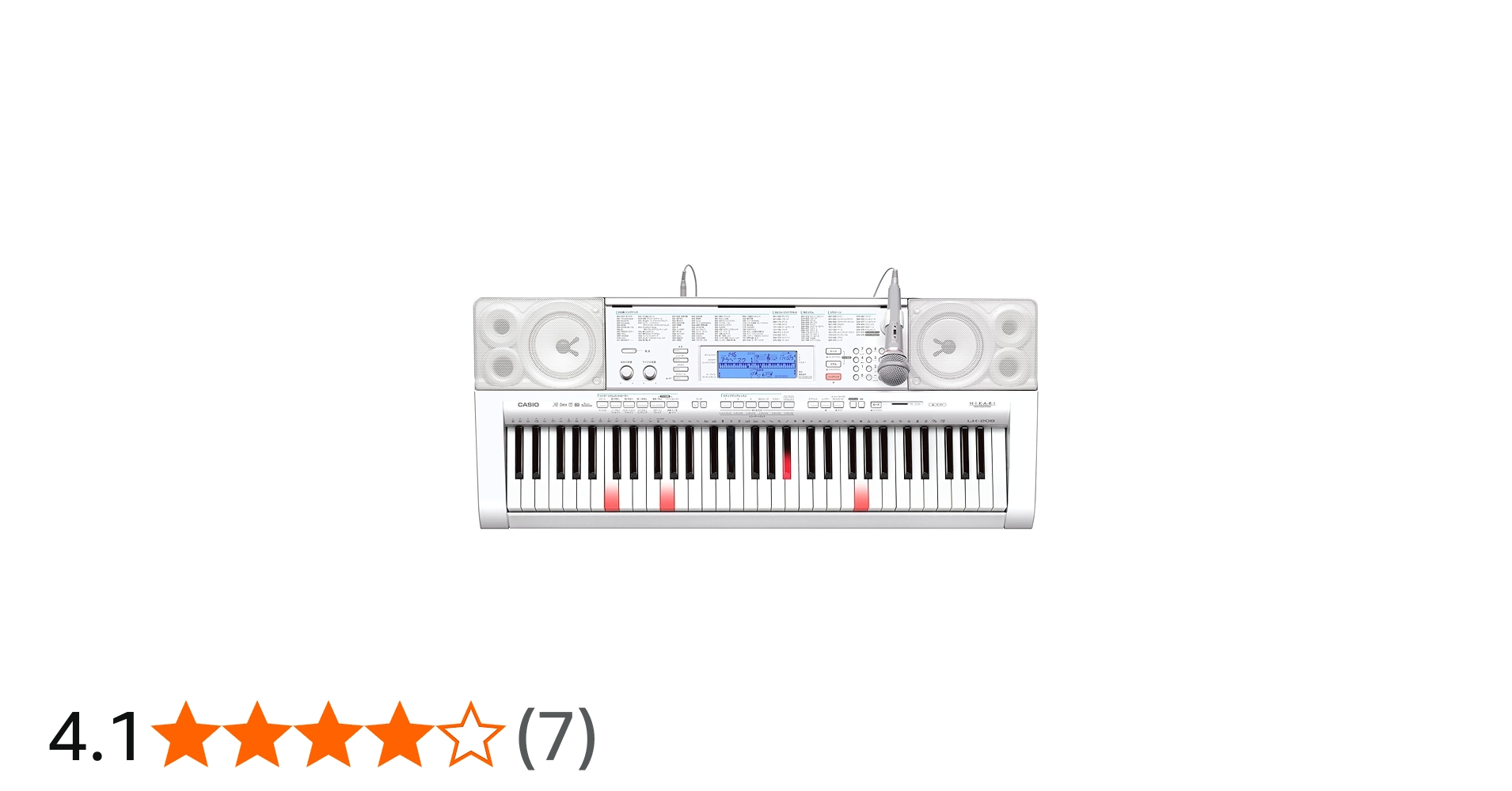 Amazon | CASIO 光ナビゲーションキーボード 61鍵 標準ピアノ形状鍵盤