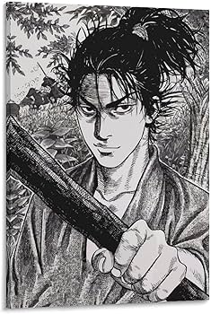 Amazon.co.jp: バガボンド アニメポスター 1 キャンバスアートポスター
