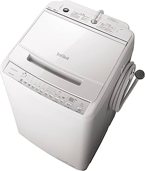 Amazon | 日立 全自動洗濯機 洗濯容量8kg ホワイト ビートウォッシュ