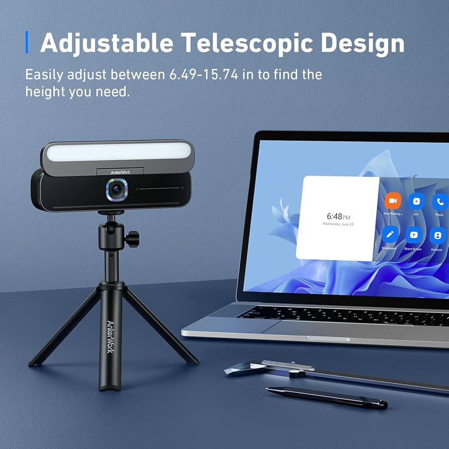 Amazon.com : AnkerWork Mini Tripod by Anker, Stand for Webcam