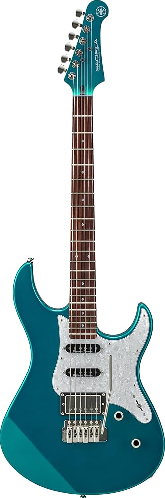 Amazon.com: Yamaha Pacifica PAC612VIIX Electric Guitar; Teal Green