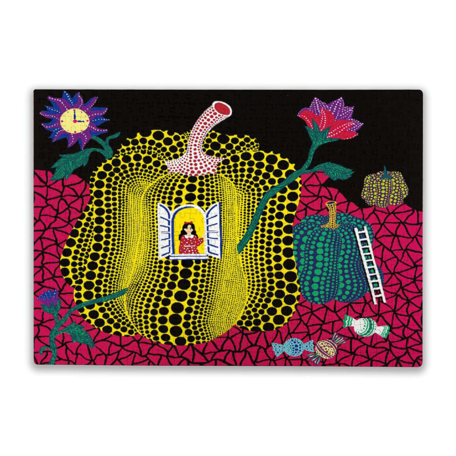 Amazon | 草間彌生 1000ピース ジグソーパズル マイクロピース パズル