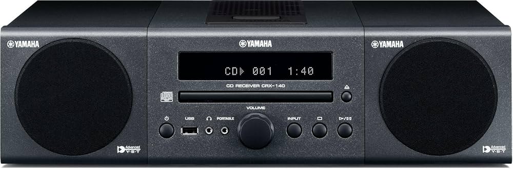 Yamaha MCR 040 kompak sistem (CD/MP3/WMA-Player, Apple iPod dock