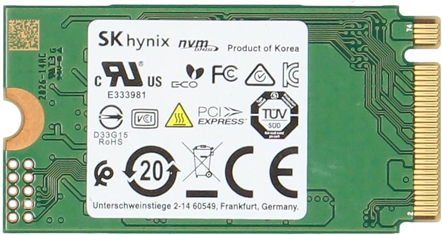 Amazon.com: SK Hynix BC511 512GB M.2 2242 42mm NVMe PCIe Gen 3 x4