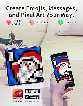 Amazon.com: Divoom Pixoo-Max Pixel Display, APP Cellphone Control