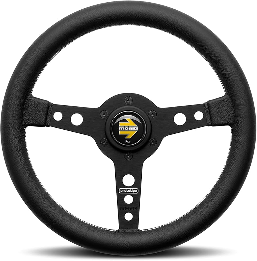 Amazon | モモ(Momo) 【ステアリング 】プロトタイプ ブラックスポーク